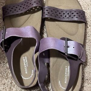 Rockport Purple Sandals with Buckle Straps